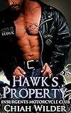 Image de Hawk's Property: Insurgents Motorcycle Club (Insurgents MC Romance Book 1) (English Edition)