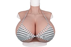 Yuewen De Très Énormes Seins En Silicone Formes De Faux Gros Seins S Z Cup (Z Cup, Blanc ivoire)