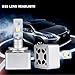 Produktbild 2017 Upgrade Version Neueste LED-Scheinwerfer Birnen Lampen Lange Lebensdauer über 30000hs CREE xhp70 Chip Objektiv Projektor Auto Conversion Kit für D1 C Gasentladungslampe D1s D3R D3S 40 W 6500 K 12,000lms Ultra Bright (2 Stück)