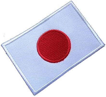 Japan Nippon Japanese Nihon National Flag Sew on Patch Free Shipping by Enjoypathces