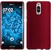 Produktbild PhoneNatic Case kompatibel mit Huawei Mate 9 Pro - rot Silikon Hülle matt + 2 Schutzfolien