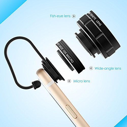 iPhone-Lens-LENSOUL-Fisheye-Wide-Angle-Macro-Lens-3-in-1-Clip-on-Cell-Phone-Camera-Lens-Lens-Kit-for-iPhone-Samsung-Android-Smartphones-Tablets