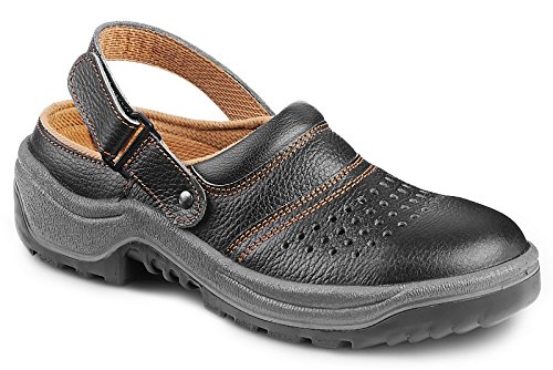 ARTRA Arbeitsschuhe Sandalen 901 schwarz MIT Stahlkappe (SB) für LKW, Lager, Handwerk, Logistik, Stapelfahrer, Trucker, Maler, Freizeit