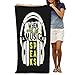 Produktbild Ewtretr Strandtücher Super Absorbent Sea Surface Yoga Polyester Towels 31" X 51" Inch Music Graphic Design Poster Music Inspirational Quote Headphones Print Design Vintage Hand Drawn Monochrome