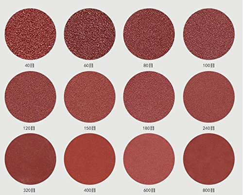 20pcs 3 Zoll 75-80mm runde selbstklebende Sandpapier-Scheiben-Sand-Blätter für Haken- u. Schleifen-schleifendes Scheiben-Korn 60-2000 - 4