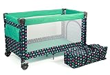 CHIC 4 BABY 340 21 Reisebett Luxus mit Einhängeboden für Neugeborene und Tragetasche, menta - 2