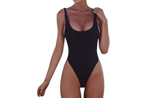 MJGkhiy Costume da Bagno Donna Brasiliana Patchwork Costume Intero Contenitivo Costumi Interi da Mare Costume Intero Schiena Nuda Costume Intero Coppe Ferretto