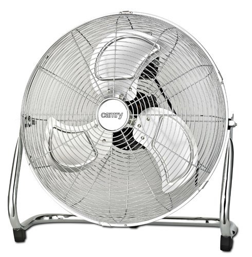 VENTILATOR WINDMACHINE 50cm Luftkühler Klimagerät Ventilator in Chrom Tischventilator 120W 3 verschiedene Geschwindigkeitsstufen STANDVENTILATOR Vollmetall