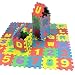 Alphabet Numerals Play Mat Mini Puzzle - 36 PCS (26 Alphabet and 10 Numerals) RS.265.00