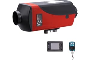 maXpeedingrods Riscaldatore Camper 5KW 12V ad Aria Diesel con Telecomando, Riscaldamento da Parcheggio (con LCD + Telecomando)