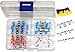 Produktbild Tec4Fun 52 stk. Lötverbinder Sortiment Kabelverbinder Wasserdicht Schrumpfschlauch Schrumpfverbinder Stossverbinder in Box 0,25 - 2,5mm² IP67 (Mod.2017)