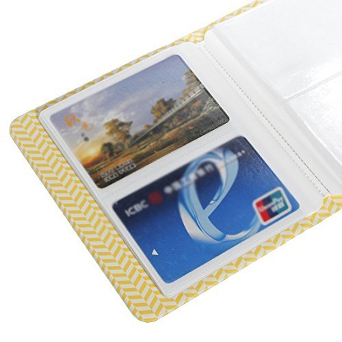 Fujifilm Instax Mini FotoAlbum Fotohüllen Speziell Für Fujifilm Instax Miini Film 7S/8/25/50/90, 14*11cm, 64 Seiten,Rosa, blau, beige (beige) - 5