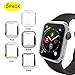 Produktbild Cerike kompatibler Apple Watch Series 4 Displayschutz, Soft Slim FullAround Protective iWatch 4 Schutzhülle für Apple Watch Series 4 Smartwatch (44MM, 5-Pack)