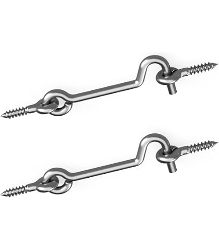 Ganchos Laterales Y Ojales De Tornillo Pequeños 35 Mm | Pack De 4, Chapados En Latón, Para Marcos De Fotos, Espejos O Cajas De Joyas