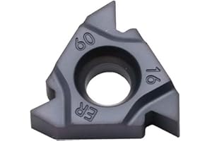 Maifix 10 piezas 16ER AG55 ZP10 CNC Mecanizado de pulgadas externas CNC Aleación de acero Roscado Herramienta de corte Punta Carburo Rosca Insertar