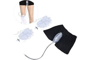 WYTINO Urinalkondom,Urinbeutel, tragbarer männlicher Natursektbeutel Tragbarer Inkontinenzhose für weiche Reisen Auslaufsicherer Natursektbeutel Urinsystem Ideal für Männer(L(2 feet 6-3 feet))