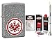 Produktbild Zippo Feuerzeug Eintracht Frankfurt Iron Stone & Zubehör XL + Stabfeuerzeug Chrome brushed
