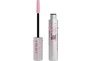 Maybelline New York Mascara Top Coat, Allungante e Volumizzante, Lunghezza e Volume Senza Limiti, Tenuta 24H, Finish Glitterato e Brillante, Top Coat Mascara Sky High, Tonalità: Space Diamond, 7,2 ml