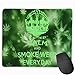 Produktbild Keep Calm and Smoke Weed Everyday Personalized Design Mauspad Gaming Mauspad with Stitched Edges Mousepads, Non-Slip Rubber Base, 300 x 250 x 3 mm Thick - Best Gift Idea