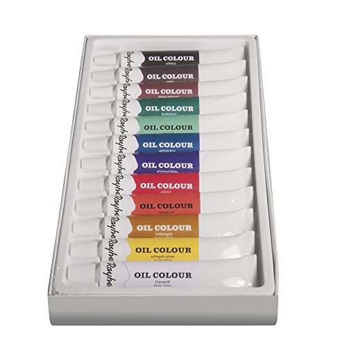 Rayher Hobby 38918000 Künstler-Set Ölfarben, 12 farben, 2.6 x 1.05 x 0.21 cm