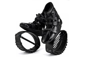 AGYHAM Springschuhe Kangoo Känguru Springende Schuhe-Unisex-Bounce-Schuhe - Fitness-Fitness Sport Jumping Laufstiefel (Color : Black, Size : 36-38)