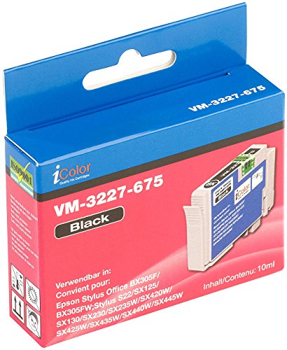 iColor Tintenpatrone für Epson (ersetzt T1281), black - 2
