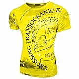  Rusty Neal - Camiseta - para Hombre Amarillo Fluorescente XL
