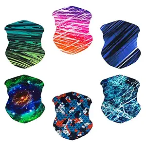 LOTUYACY Outdoor Wide Headband,Elastic Seamless Scarf UV Resistence Sport Headwear for Men&Women,Workout,Yoga,Multi Function,Constructed with High Performance Moisture Wicking Microfiber