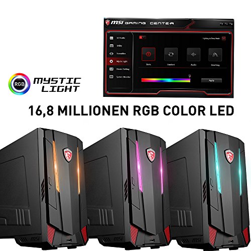 MSI 9S6-B90811-002-956-B907-102 NightbladeMI3 VR7RC-002DE Desktop PC (Intel Core i7-7700, 1000GB Festplatte, 16GB RAM, Geforce GTX 1060, Win 10 Home) schwarz - 5