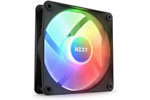 NZXT F120 RGB Core - RF-C12SF-B1 - Ventilateur RGB de 120 mm monté sur moyeu - Pression statique et circulation d'air élevées - Palier hydrodynamique - Commande MLI - Noir