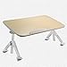 Produktbild Xin Yu Yue Firm Einfache Lapdesk höhenverstellbar Falten einstellbar Winkel Multifunktions-Serviertablett Sofa Frühstück Tablett, Notebook-Ständer Lesehalter für Couch Floor Kids (Farbe : Gray)