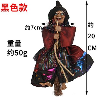 ChengBai Halloween Disney andKTV party decorations female witch ornaments wall hangings scene furnished props toys , Black