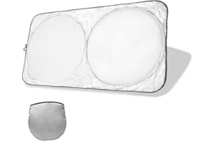 ADRREYUFNY Parasol Coche Delantero, Parasol para Parabrisas Parasol Delantero de Coche con Protección UV para Plegable, Protector de Parabrisas (150 * 70)