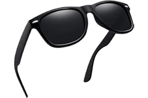 Joopin Sunglasses Men Polarized Retro Rectangular Sunglasses UV400 Ladies Mirror Large Polarized Square Sunglasses for Men and Women for Outdoor Hiking Fishing Golf