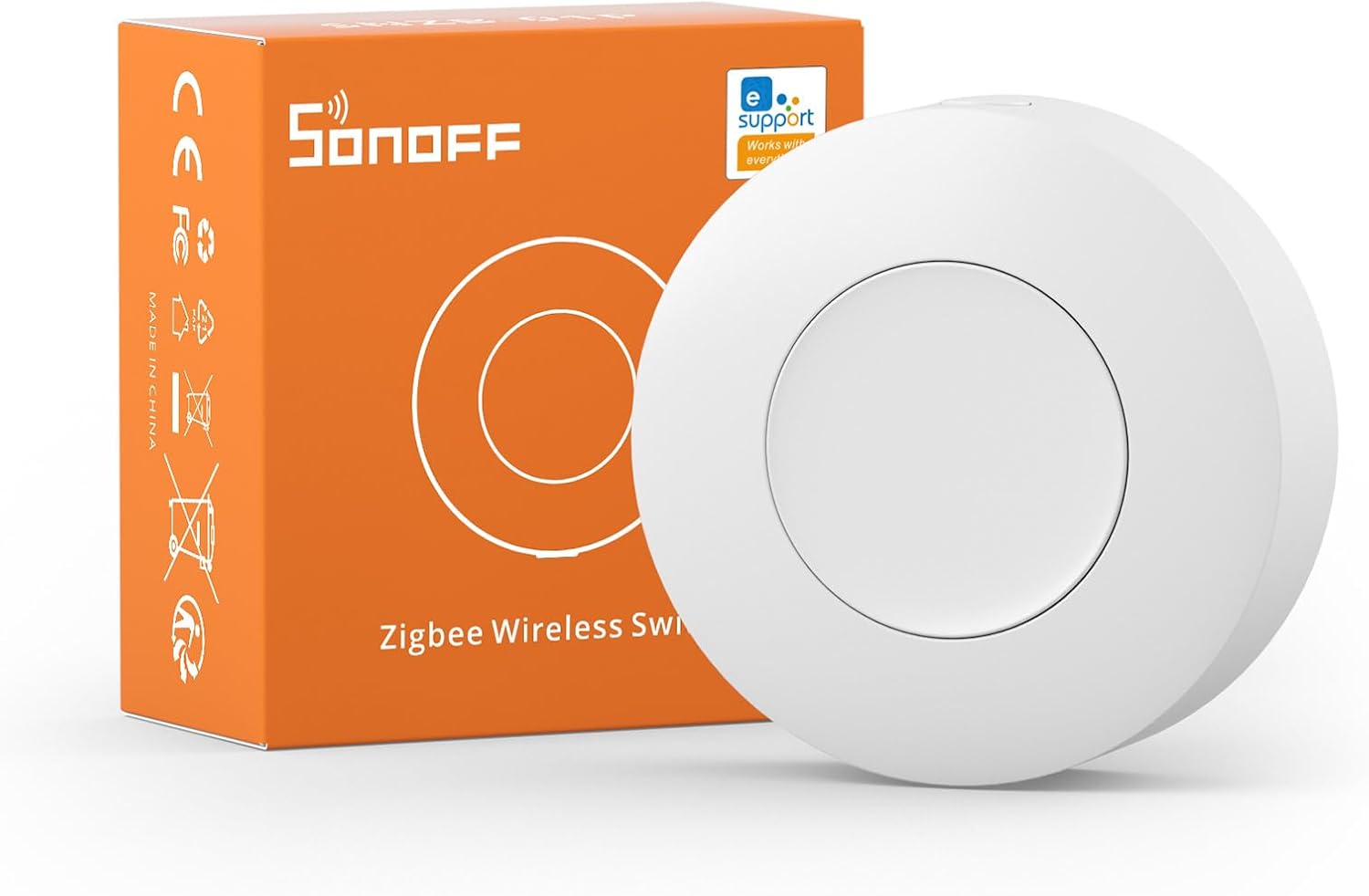 Qualité de Fabrication & Durabilité : SONOFF SNZB-01P Zigbee 3 0 Tr dlös Switch Min