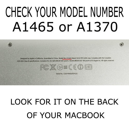 Macbook Air 11 Hülle,TECOOL [Ultra Slim Serie] Plastik Hartschale Schutzhülle Snap Case,Silicon Tastatur Abdeckung und Schirm Schutz Tasche Cover Zubehör für Apple MacBook Air 11.6 Zoll – Türkis - 3