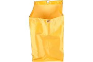iplusmile Janitorial Cart Bag - Yellow, 69x40x28cm - Canvas - 1 Count - Unscented - 300g - Durable - Commercial & Office Waste