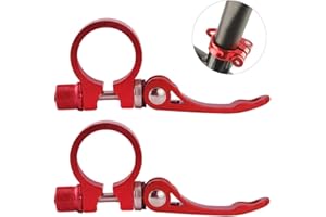DAZISEN Colliers de Selle - Collier de Tige de Selle en Alliage d'aluminium pour Tige de Selle de vélo 28.6/31.8/34.9mm 2 pcs