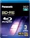 Produktbild Panasonic LM-BEU25AE3 12cm Blu-Ray Rohlinge 25GB (2-fache Brenngeschwindigkeit, wiederbeschreibbar) 3er Videobox