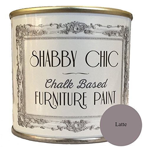 Shabby Chic Furniture Paint - Vernice a gesso per mobili, colore: latte. 250 ml
