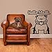 Produktbild wandaufkleber 3d Hallo Stafford Bulldog für das Wohnzimmer im Schlafzimmer