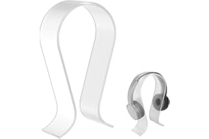 Linkidea Stojak na słuchawki, stojak na słuchawki, wieszak na słuchawki, akcesoria komputerowe, stojak na słuchawki, kompatybilny z Sony WH-1000XM5, Bose QC45, QC35II i innymi słuchawkami nauszne (matowe)