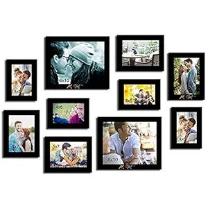 Painting Mantra Enchantment photo gallery wall Individual wall Photo Frames (Set of 10)