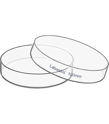Sourcing Map Petrischalen 70x15 Mm – 10 Stück, Sterilisiert, Polystyrol, Klar – Für Bakterienkulturen Und Laborversuche