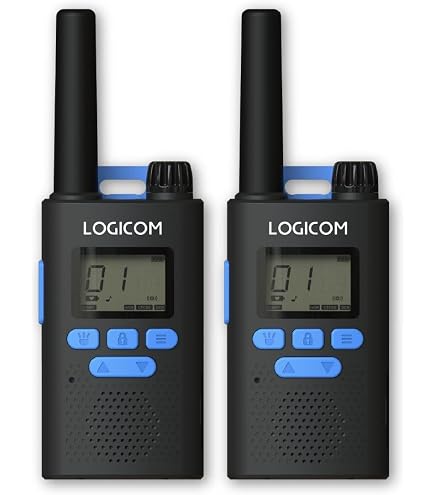 DC DECROSS 63 Walkie Talkie bambini e adulti, 2Set Walki Talki fino a 8 km, PMR446 16 canali, VOX, torcia, IPX4, regalo ragazzi ragazze 5, 6, 7, 8 anni, escursioni, campeggio, batteria (Blu DC DECROSS 63 Walkie Talkie bambini e adulti, 2Set Walki Talki fino a 8 km, PMR446 16 canali, VOX, torcia, IPX4, regalo ragazzi ragazze 5, 6, 7, 8 anni, escursioni, campeggio, batteria (Blu