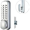 Codelocks 0155 SG CL155 Mortice Latch Mechanical Lock, Silver Grey