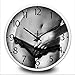 Produktbild Djkaa Minimalistische spitzenhöschen Metall wanduhr Wohnzimmer runde Moderne wohnkultur Nordic Silent Quarz wanduhren 12 inch