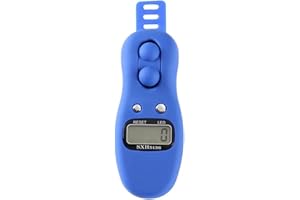 Ranuw Compteur numérique électronique Tasbih avec LED réinitialisable islamique rotative, perles de prière, compteur LED, compteur numérique électronique Tasbih avec LED réinitialisable islamique