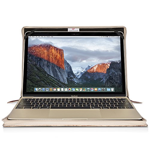 Twelve South Rutledge BookBook Lederhülle (für MacBook 12) braun - 2