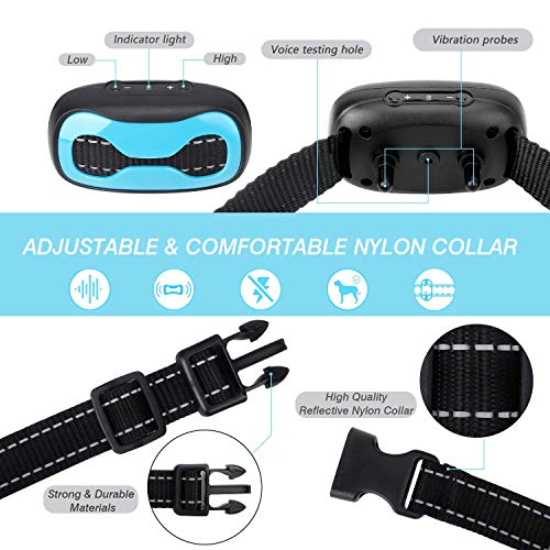 LumoLeaf Advanced Anti Barking Dog Collar for Small Medium Large Dogs